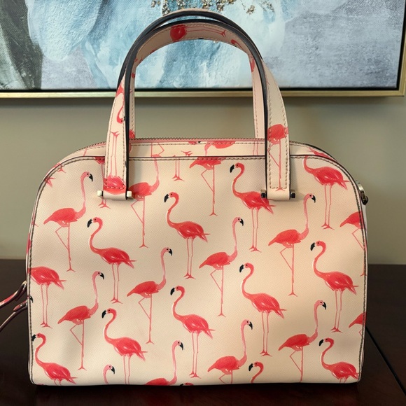 Kate Spade Pink Flamingo Handbag - Picture 6 of 12